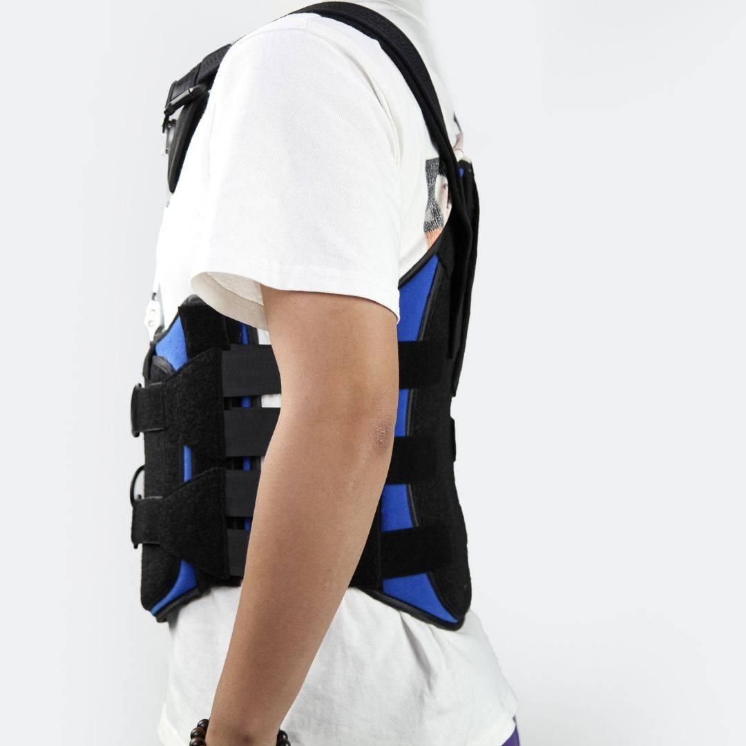 TLSO Thoracic Full Back Brace for Kyphosis & Spine Fractures